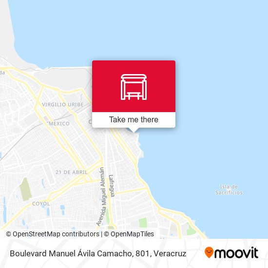 Boulevard Manuel Ávila Camacho, 801 map