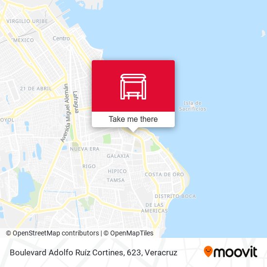 Boulevard Adolfo Ruíz Cortines, 623 map