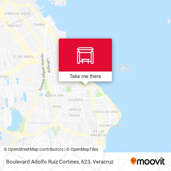 Mapa de Boulevard Adolfo Ruíz Cortines, 623