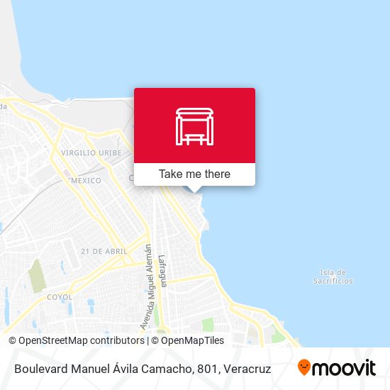 Mapa de Boulevard Manuel Ávila Camacho, 801