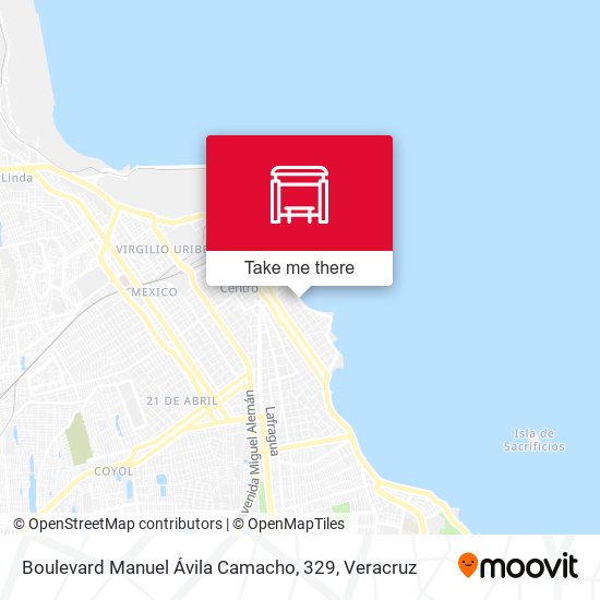Boulevard Manuel Ávila Camacho, 329 map