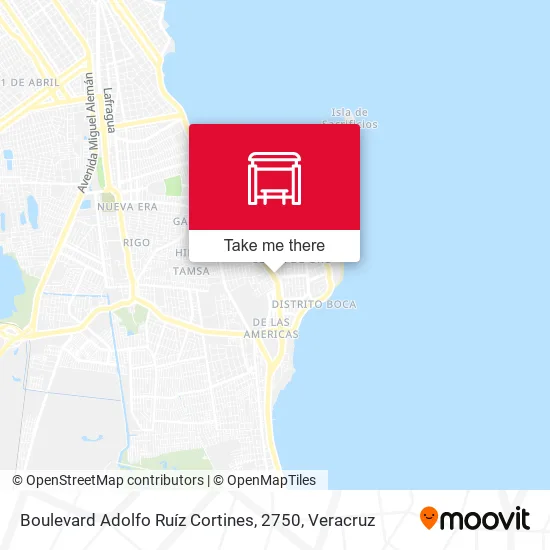 Mapa de Boulevard Adolfo Ruíz Cortines, 2750