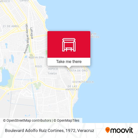 Mapa de Boulevard Adolfo Ruíz Cortines, 1972