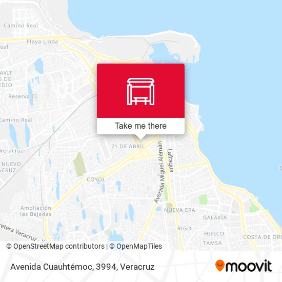 Mapa de Avenida Cuauhtémoc, 3994