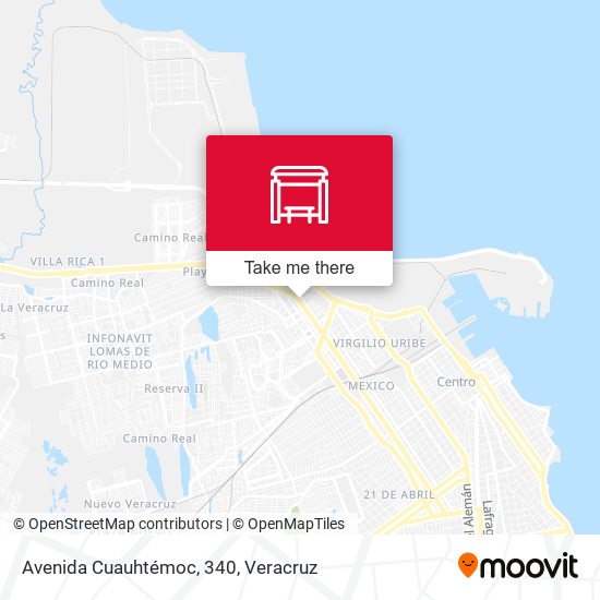 Mapa de Avenida Cuauhtémoc, 340