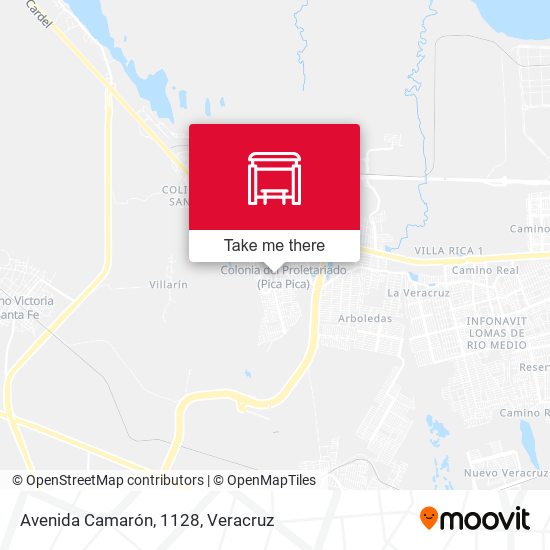 Avenida Camarón, 1128 map