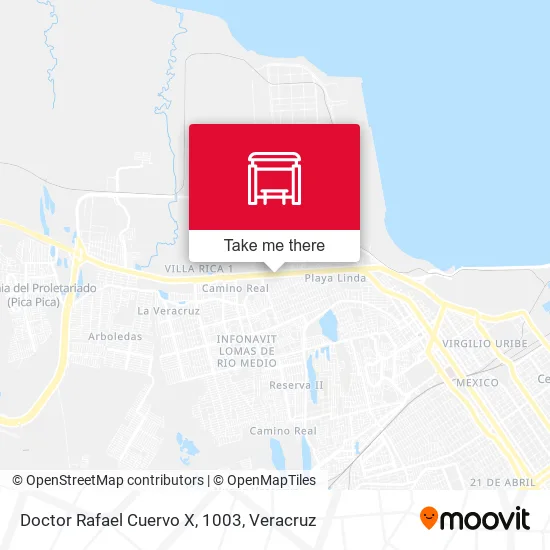 Mapa de Doctor Rafael Cuervo X, 1003