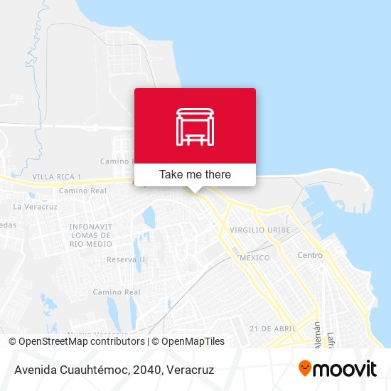Mapa de Avenida Cuauhtémoc, 2040