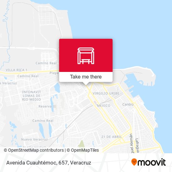 Avenida Cuauhtémoc, 657 map