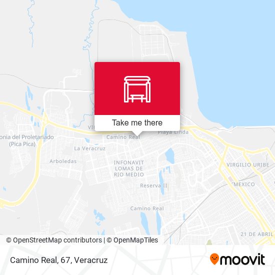 Mapa de Camino Real, 67