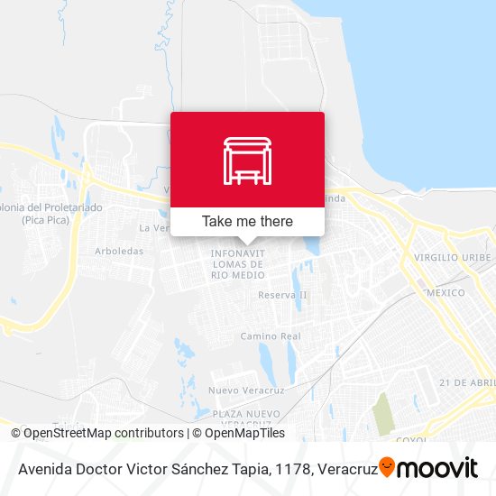 Avenida Doctor Victor Sánchez Tapia, 1178 map