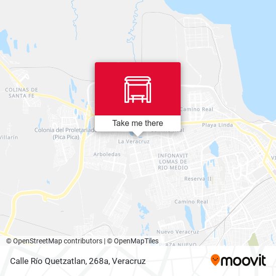Mapa de Calle Río Quetzatlan, 268a