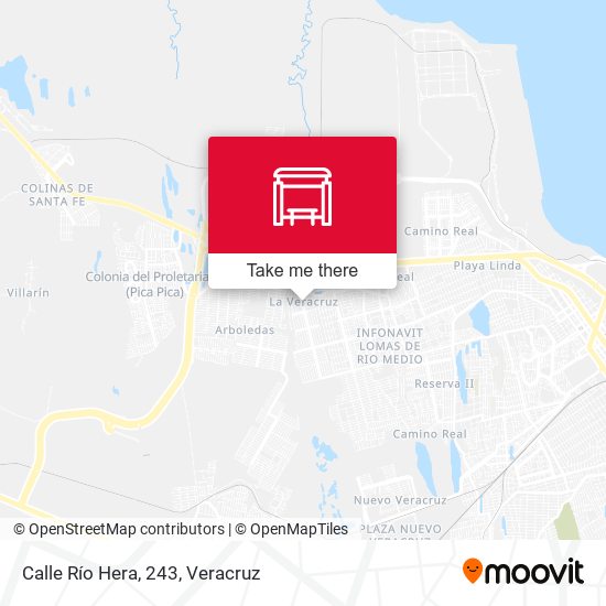 Mapa de Calle Río Hera, 243