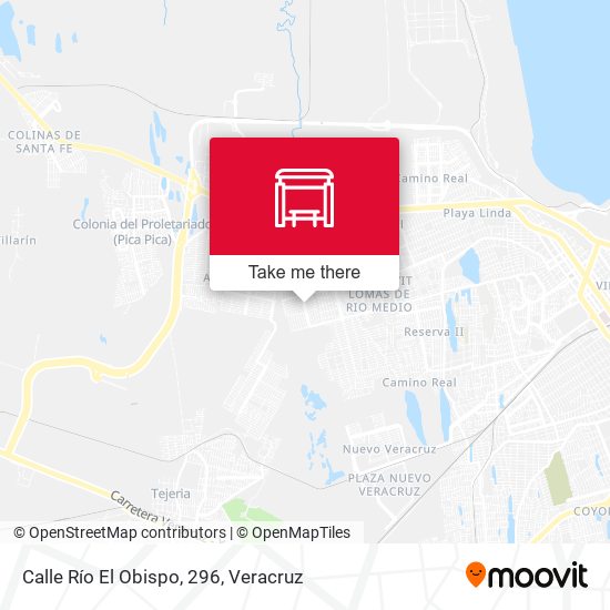 Mapa de Calle Río El Obispo, 296
