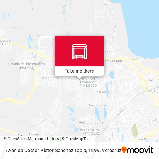 Mapa de Avenida Doctor Victor Sánchez Tapia, 1899
