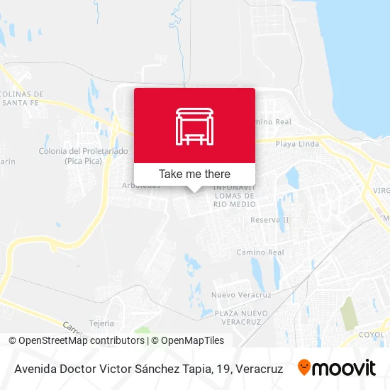 Mapa de Avenida Doctor Victor Sánchez Tapia, 19