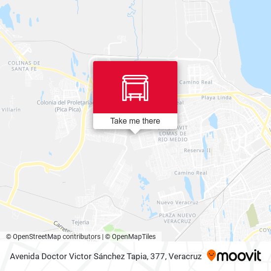 Avenida Doctor Victor Sánchez Tapia, 377 map