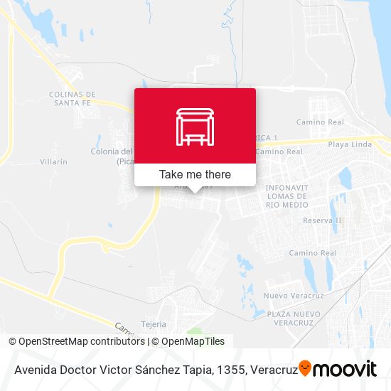 Avenida Doctor Victor Sánchez Tapia, 1355 map