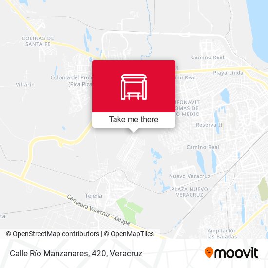 Mapa de Calle Río Manzanares, 420