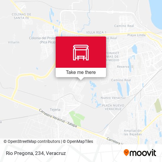 Mapa de Rio Pregona, 234