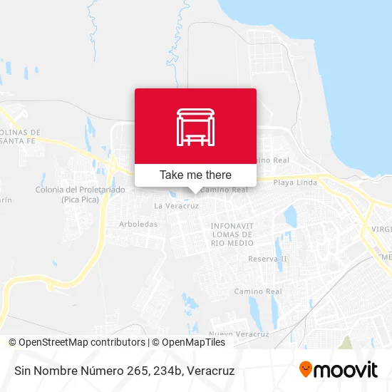 Mapa de Sin Nombre Número 265, 234b