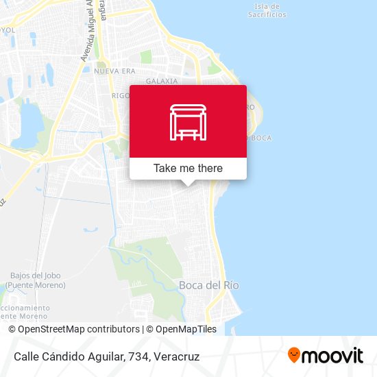 Mapa de Calle Cándido Aguilar, 734
