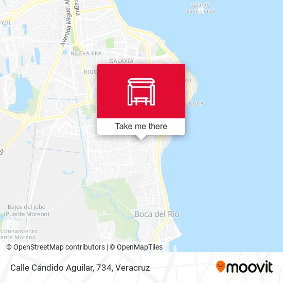 Mapa de Calle Cándido Aguilar, 734