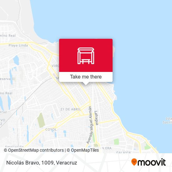 Nicolás Bravo, 1009 map