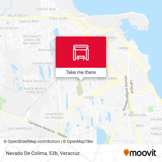 Nevado De Colima, 53b map