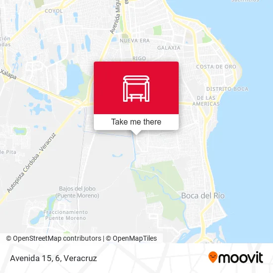 Mapa de Avenida 15, 6