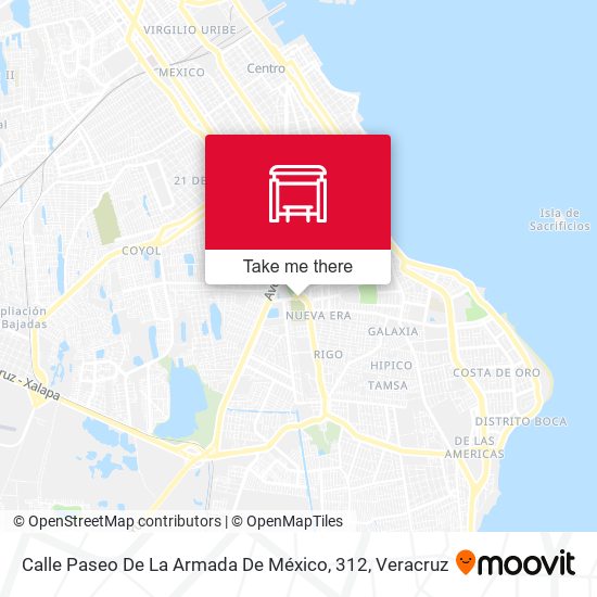 Mapa de Calle Paseo De La Armada De México, 312