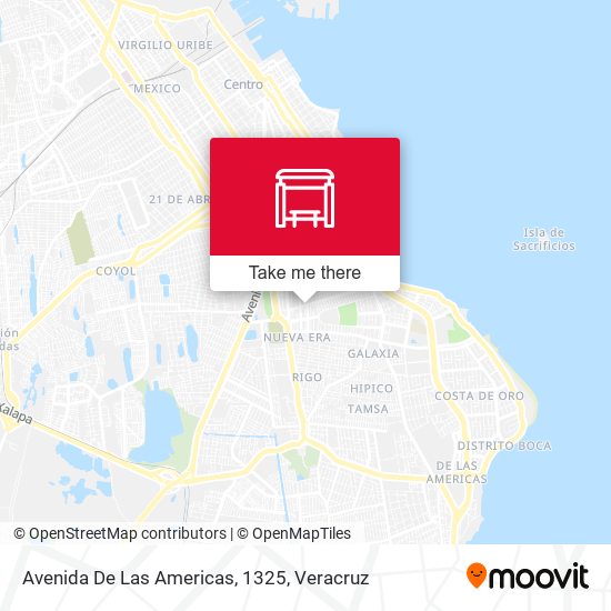 Avenida De Las Americas, 1325 map