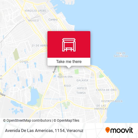 Avenida De Las Americas, 1154 map