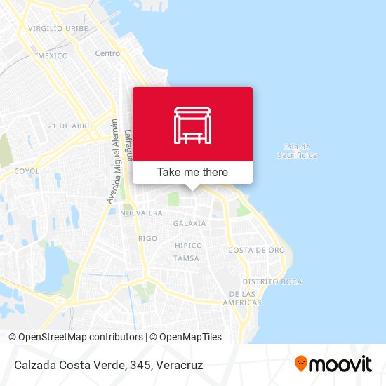 Calzada Costa Verde, 345 map