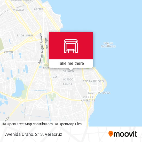Mapa de Avenida Urano, 213