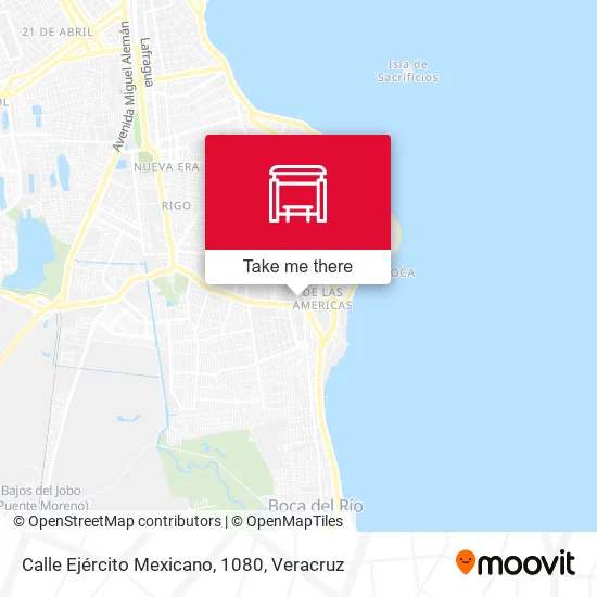 Mapa de Calle Ejército Mexicano, 1080