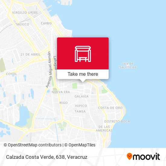 Mapa de Calzada Costa Verde, 638