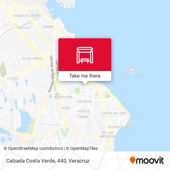 Calzada Costa Verde, 440 map