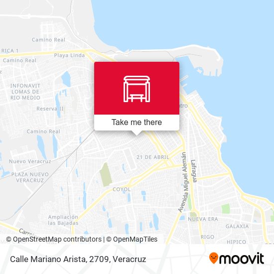 Mapa de Calle Mariano Arista, 2709