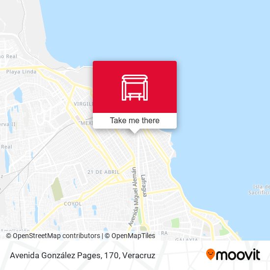 Mapa de Avenida González Pages, 170