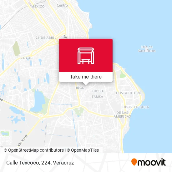 Mapa de Calle Texcoco, 224