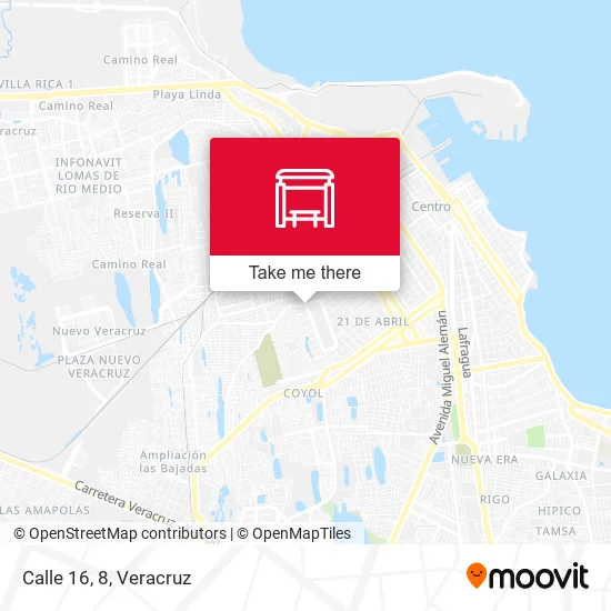 Mapa de Calle 16, 8