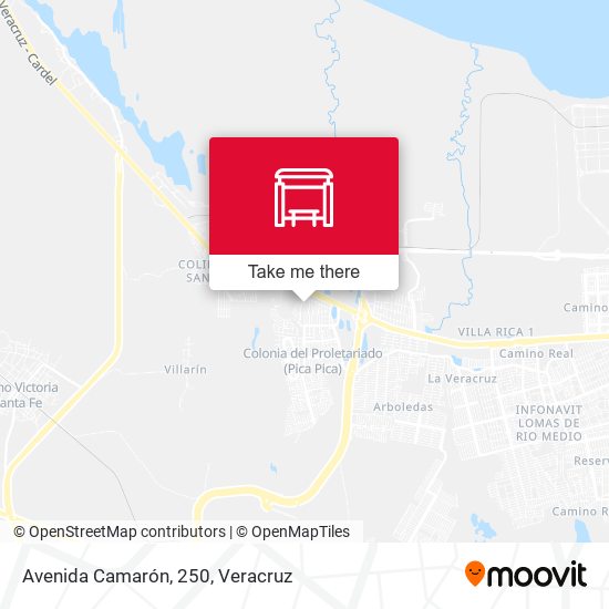 Mapa de Avenida Camarón, 250