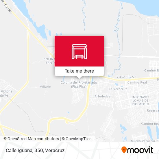 Calle Iguana, 350 map