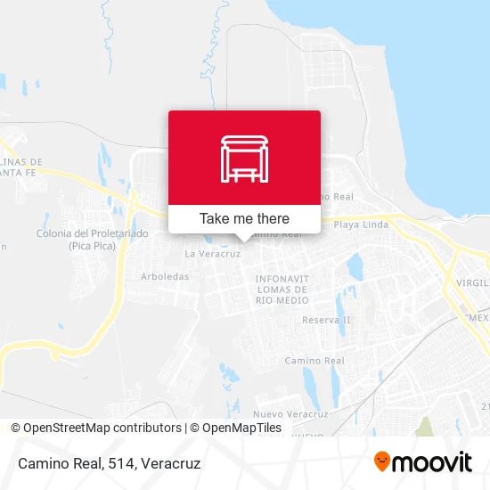 Mapa de Camino Real, 514