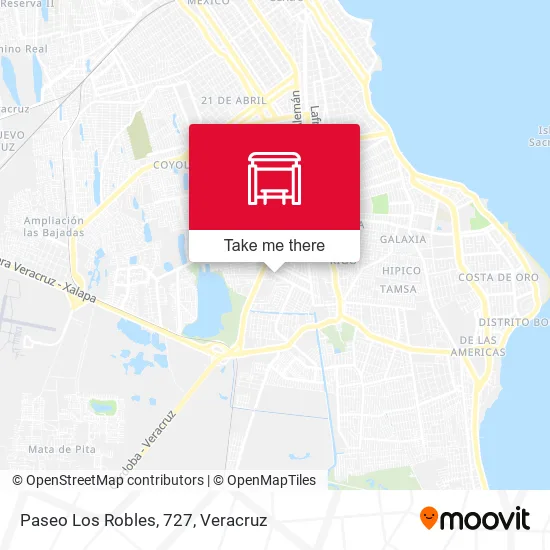 Paseo Los Robles, 727 map