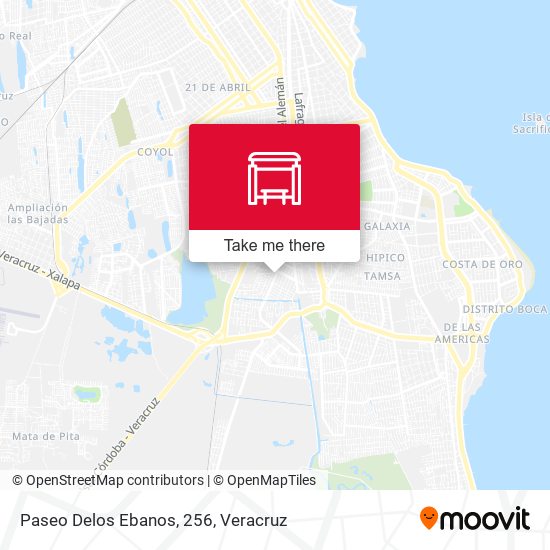 Paseo Delos Ebanos, 256 map