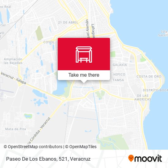 Mapa de Paseo De Los Ebanos, 521