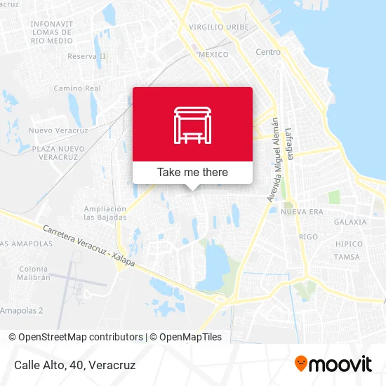 Mapa de Calle Alto, 40
