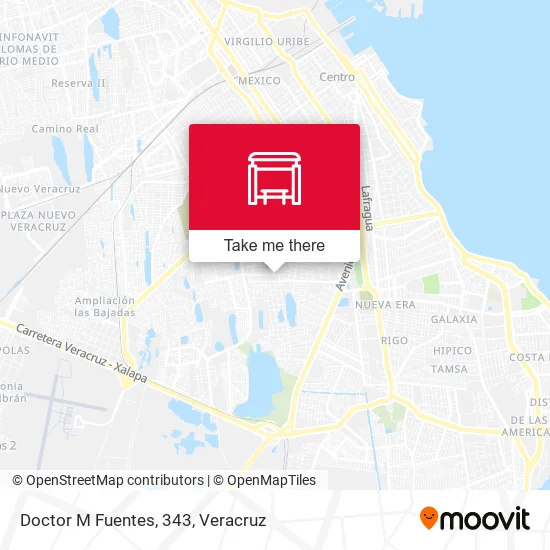 Mapa de Doctor M Fuentes, 343